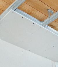 Installation of a guide-type plasterboard profile Working with plasterboard with your own hands walls