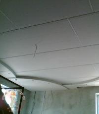 Как и из каких материалов сделать навесной потолок Как собрать навесной потолок своими руками